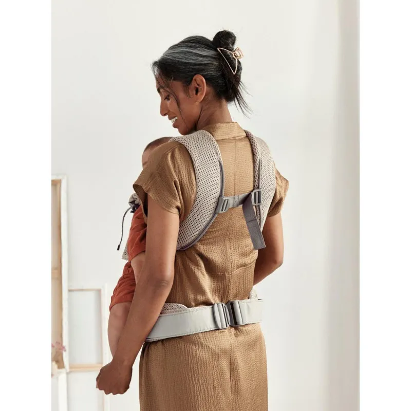 BABYBJORN BEBI NOSILJKA ONE AIR GRAY BEIGE 098002 