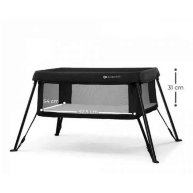KINDERKRAFT VIKEND KREVET CAMI 3U1 BLACK 54402
