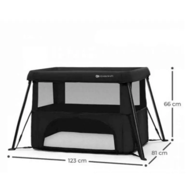 KINDERKRAFT VIKEND KREVET CAMI 3U1 BLACK 54402