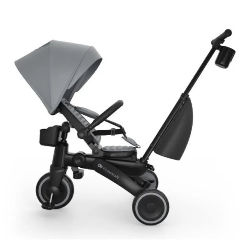 KINDERKRAFT SKLOPIVI TRICIKL JAZZ 3 GREY 53303