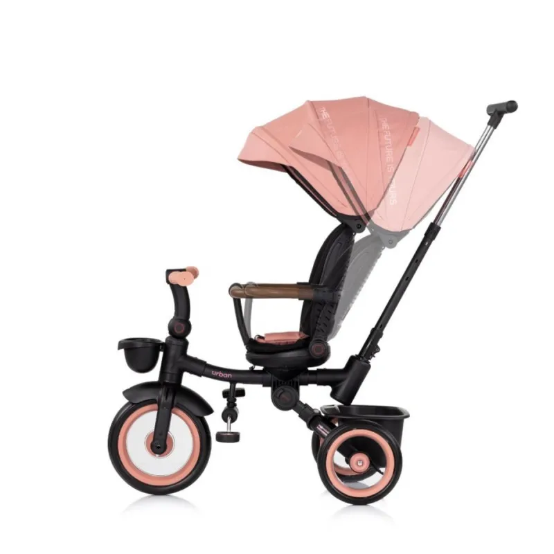 CHIPOLINO SKLOPIVI TRICIKL URBAN PINK MARSHMALLOW TRKUB02505PM