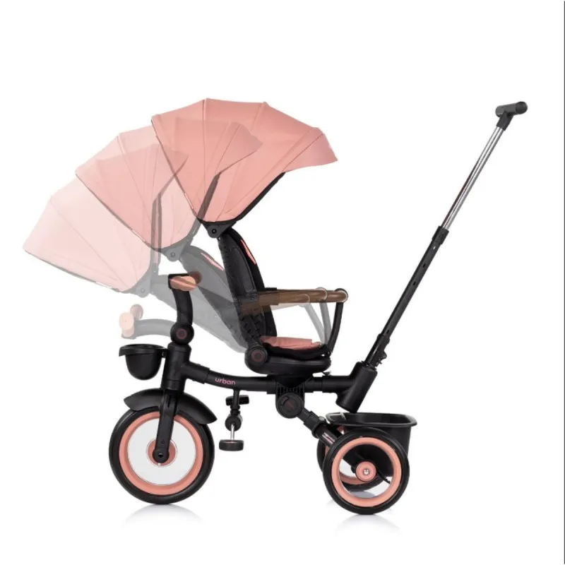 CHIPOLINO SKLOPIVI TRICIKL URBAN PINK MARSHMALLOW TRKUB02505PM