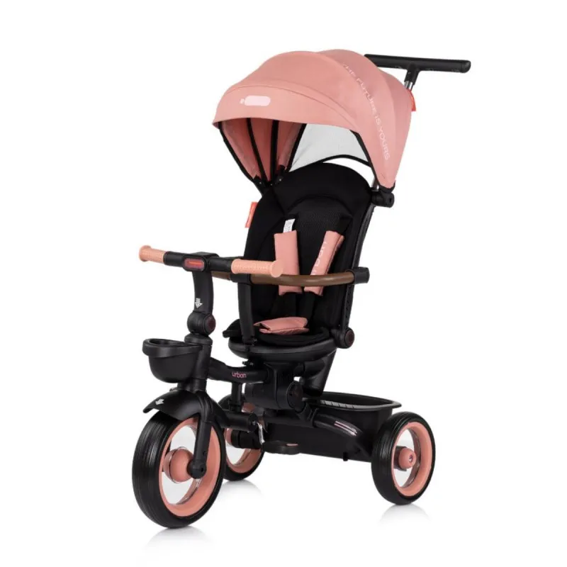 CHIPOLINO SKLOPIVI TRICIKL URBAN PINK MARSHMALLOW TRKUB02505PM