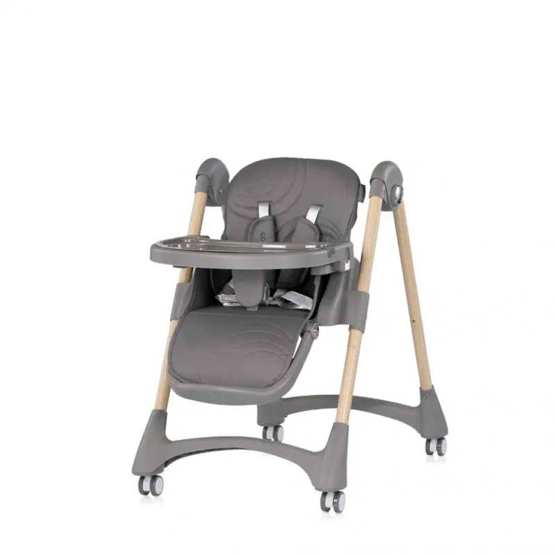 CHIPOLINO STOLICA ZA HRANJENJE CANDY SHOP CHARCOAL STHCS02601CH
