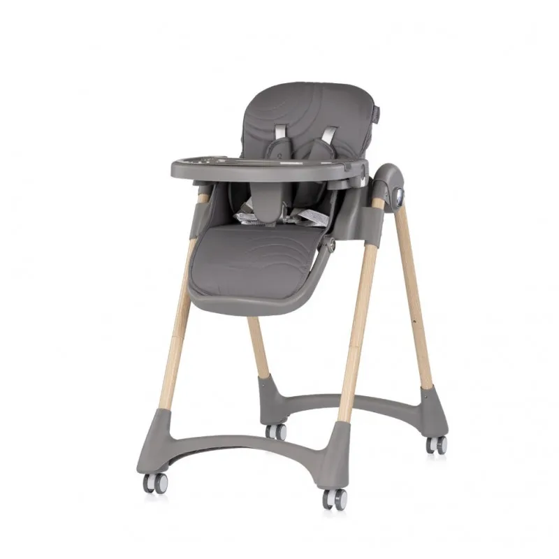 CHIPOLINO STOLICA ZA HRANJENJE CANDY SHOP CHARCOAL STHCS02601CH
