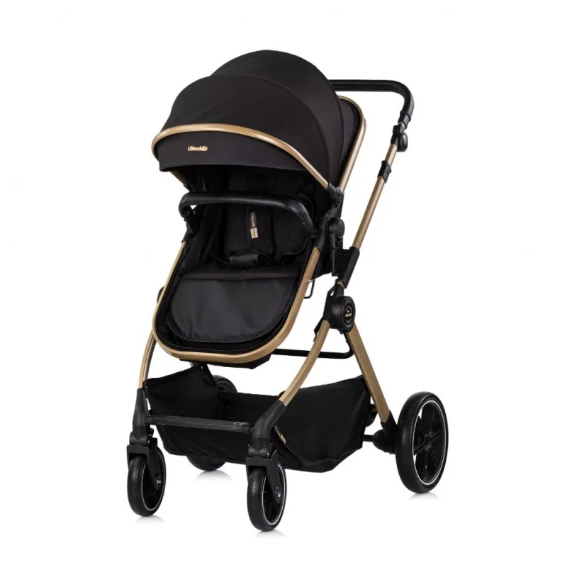 CHIPOLINO KOLICA PEARL NOIR KKPE02601NO I AUTOSJEDALICA PEARL NOIR STKPE0261NO