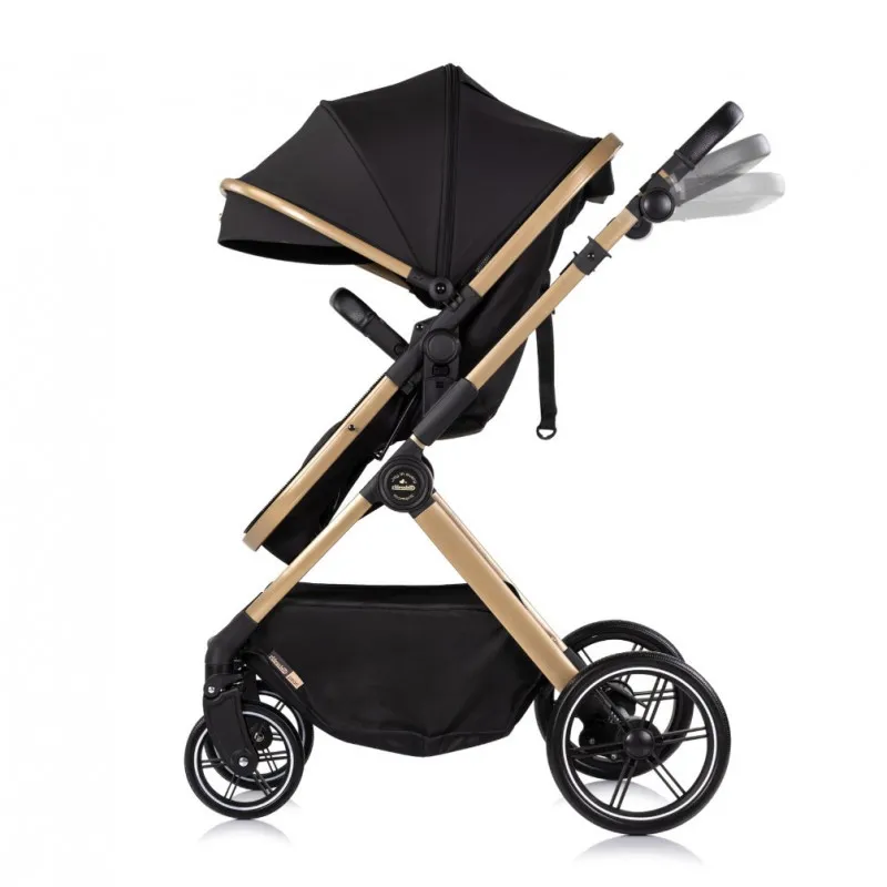 CHIPOLINO KOLICA PEARL NOIR KKPE02601NO I AUTOSJEDALICA PEARL NOIR STKPE0261NO