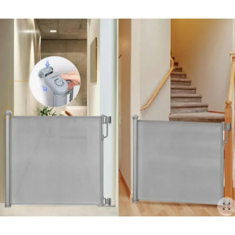 MOMCOZY SIGURNOSNA ROLO OGRADICA ZA BEBE 140CM GREY BG019-GR37NB-B M21SSAM08 
