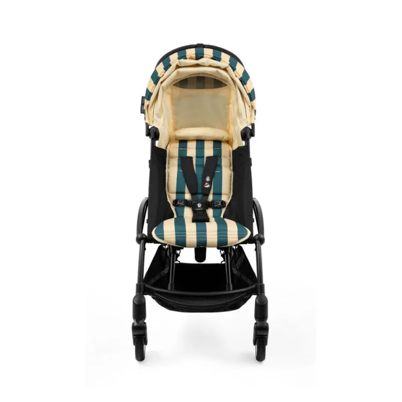 STOKKE YOYO3 SASIJA/KONSTRUKCIJA BLACK 646002 I YOYO3 SPORTSKO SJEDISTE 6+ COLOR PACK RIVIERA MONACO 646416