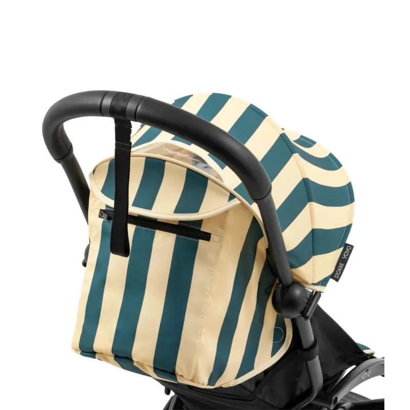 STOKKE YOYO3 SASIJA/KONSTRUKCIJA BLACK 646002 I YOYO3 SPORTSKO SJEDISTE 6+ COLOR PACK RIVIERA MONACO 646416
