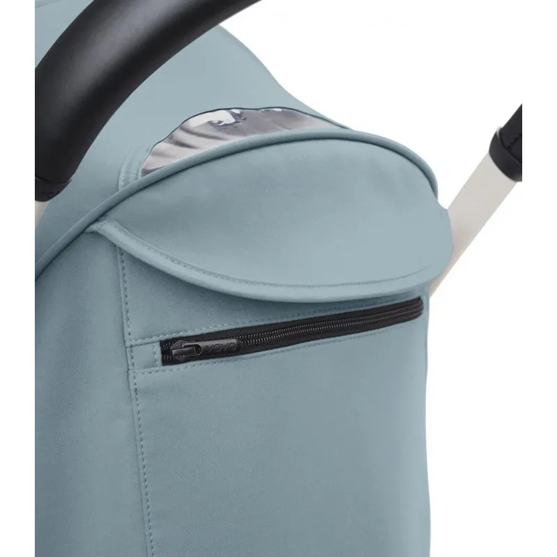 STOKKE YOYO3 SASIJA/KONSTRUKCIJA BLACK 646002 I YOYO3 SPORTSKO SJEDISTE 6+ COLOR PACK AQUA 646409