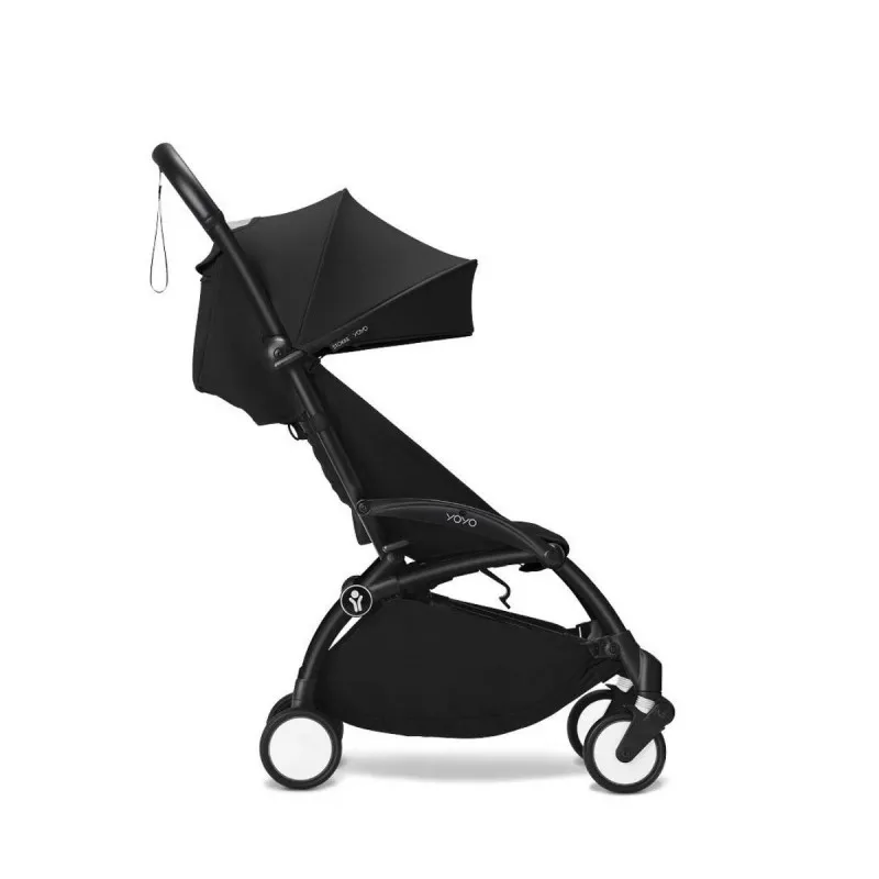 STOKKE YOYO3 SASIJA/KONSTRUKCIJA BLACK 646002 I YOYO3 SPORTSKO SJEDISTE 6+ COLOR PACK BLACK 646403 