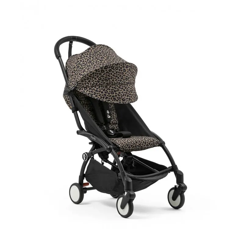 STOKKE YOYO3 SASIJA/KONSTRUKCIJA BLACK 646002 I YOYO3 SPORTSKO SJEDISTE 6+ COLOR PACK LEOPARD 646413 