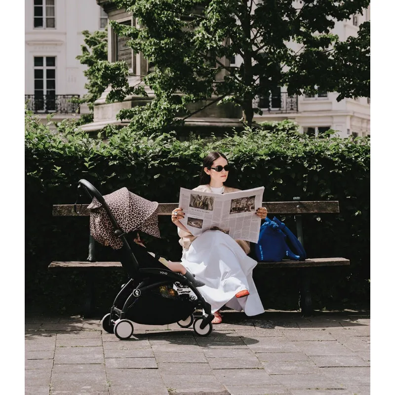 STOKKE YOYO3 SASIJA/KONSTRUKCIJA BLACK 646002 I YOYO3 SPORTSKO SJEDISTE 6+ COLOR PACK LEOPARD 646413 