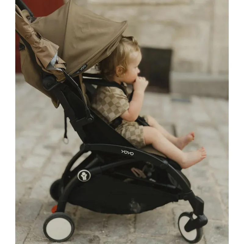 STOKKE YOYO3 SASIJA/KONSTRUKCIJA BLACK 646002 I YOYO3 SPORTSKO SJEDISTE 6+ COLOR PACK TOFFEE WW 646408
