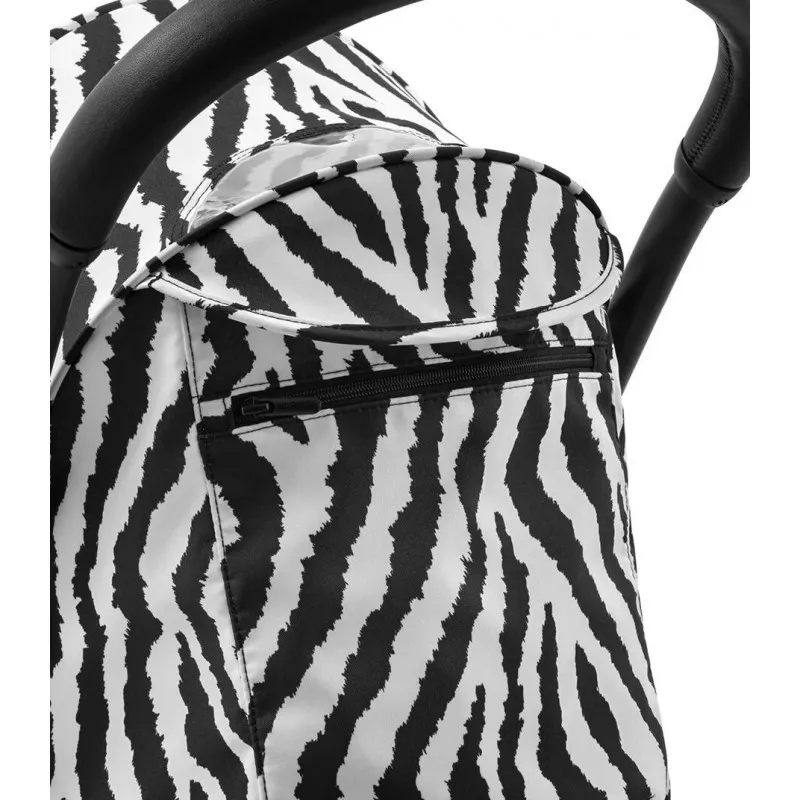 STOKKE YOYO3 SASIJA/KONSTRUKCIJA BLACK 646002 I YOYO3 SPORTSKO SJEDISTE 6+ COLOR PACK ZEBRA 646414 