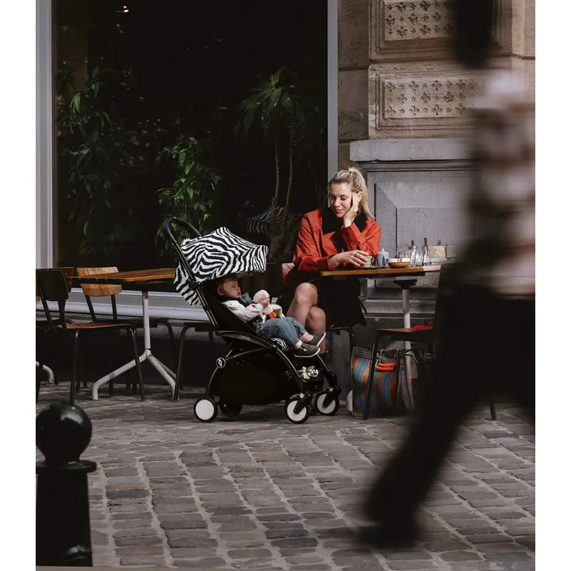 STOKKE YOYO3 SASIJA/KONSTRUKCIJA BLACK 646002 I YOYO3 SPORTSKO SJEDISTE 6+ COLOR PACK ZEBRA 646414 