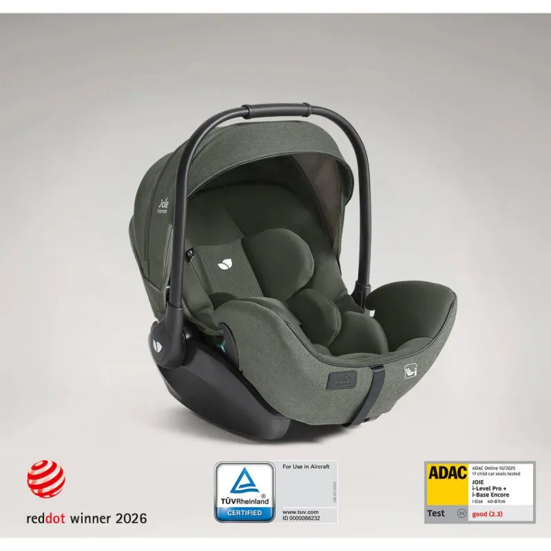 JOIE KOLICA FINITI EVERGREEN 3U1, KORPA RAMBLE XL EVERGREEN I AUTOSJEDALICA I-LEVEL PRO EVERGREEN