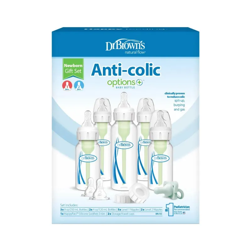 DR BROWNS PLASTICNI SET FLASICA 3X250ML,2X120ML,2 CUCLE VELICINE 2 SB05005