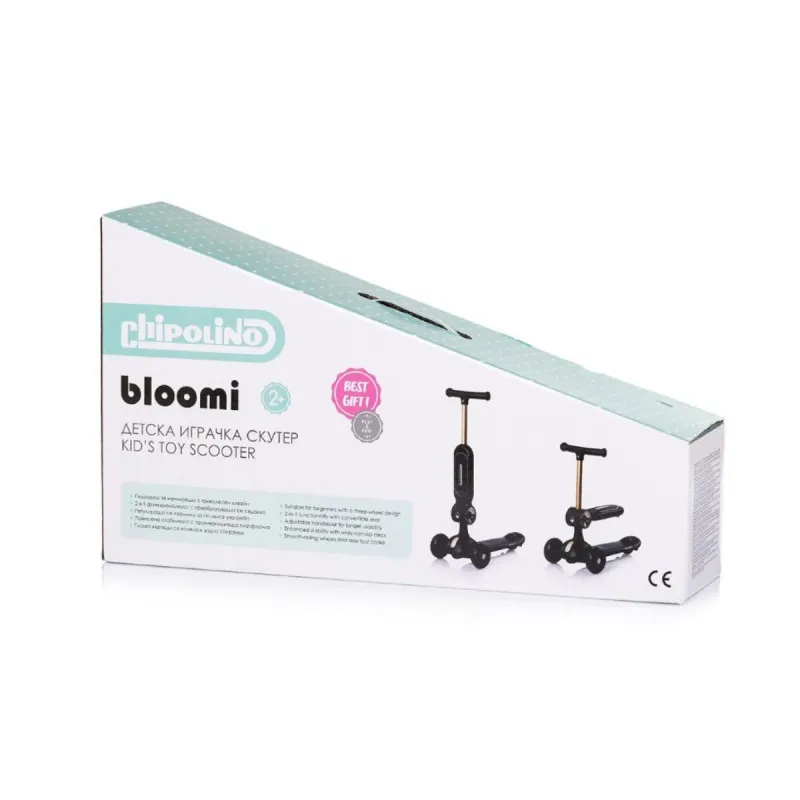 CHIPOLINO TROTINET BLOOMI BLACK DSBLO0261BK