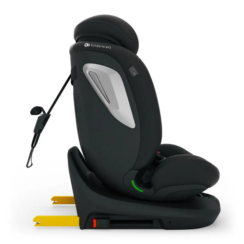 KINDERKRAFT AUTOSJEDALICA I-GROW 2 PLUS I-SIZE BLACK 54780