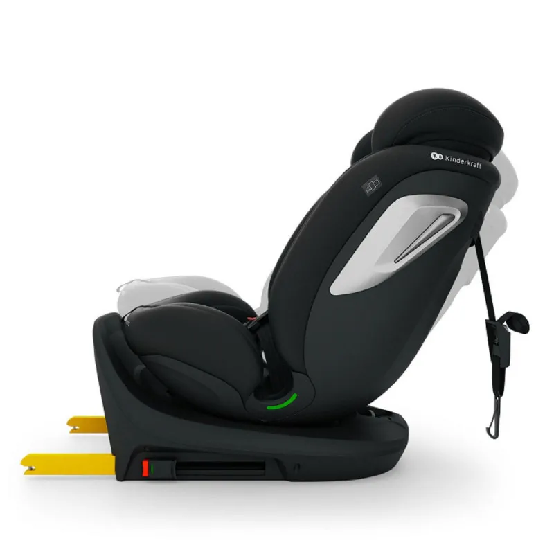 KINDERKRAFT AUTOSJEDALICA I-GROW 2 PLUS I-SIZE BLACK 54780