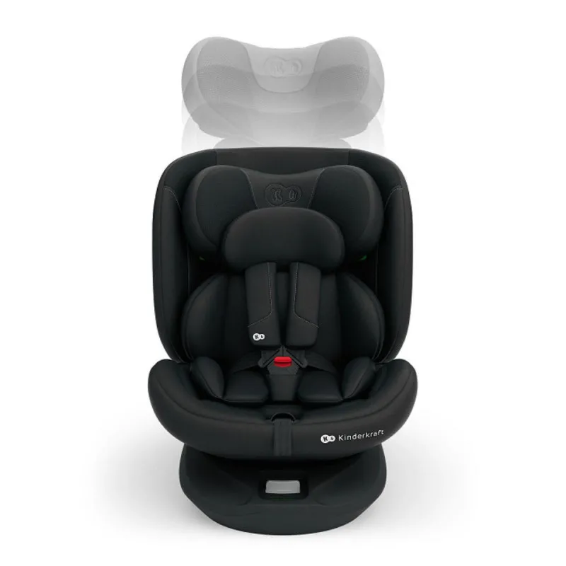 KINDERKRAFT AUTOSJEDALICA I-GROW 2 PLUS I-SIZE BLACK 54780