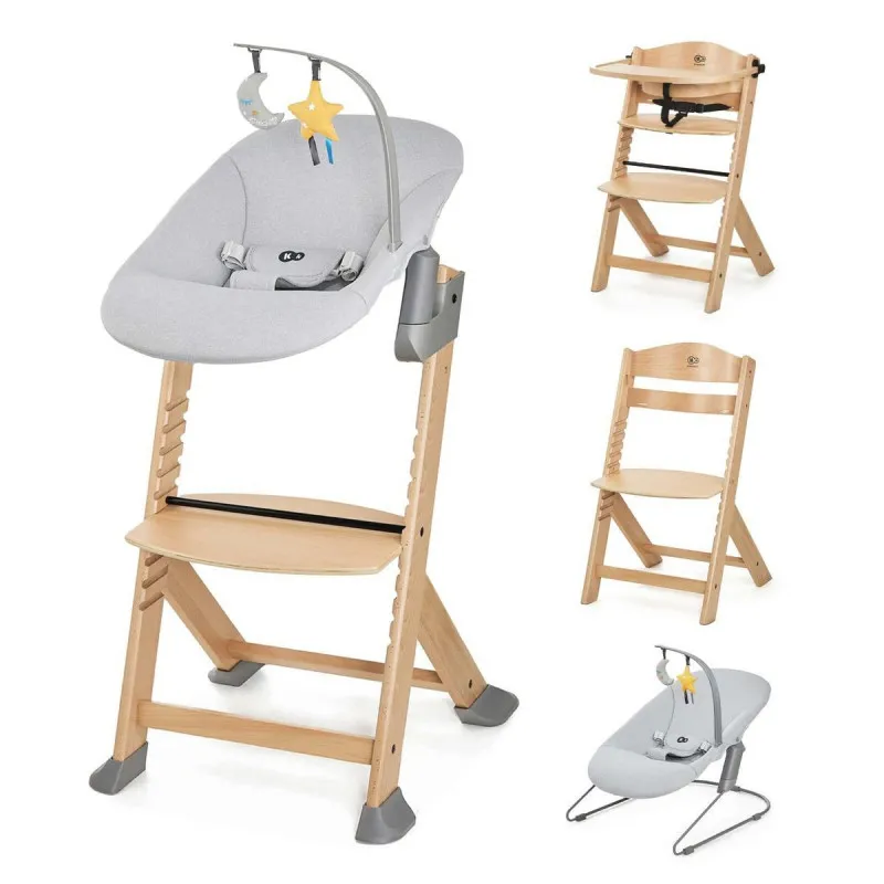 KINDERKRAFT HRANILICA ENOCK+LEZALJKA CALMEE GREY 46965