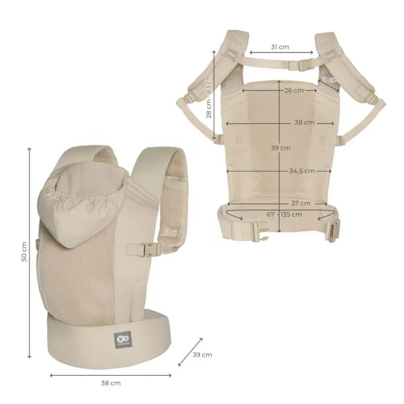 KINDERKRAFT NOSILJKA XARRYBEE BEIGE 54996