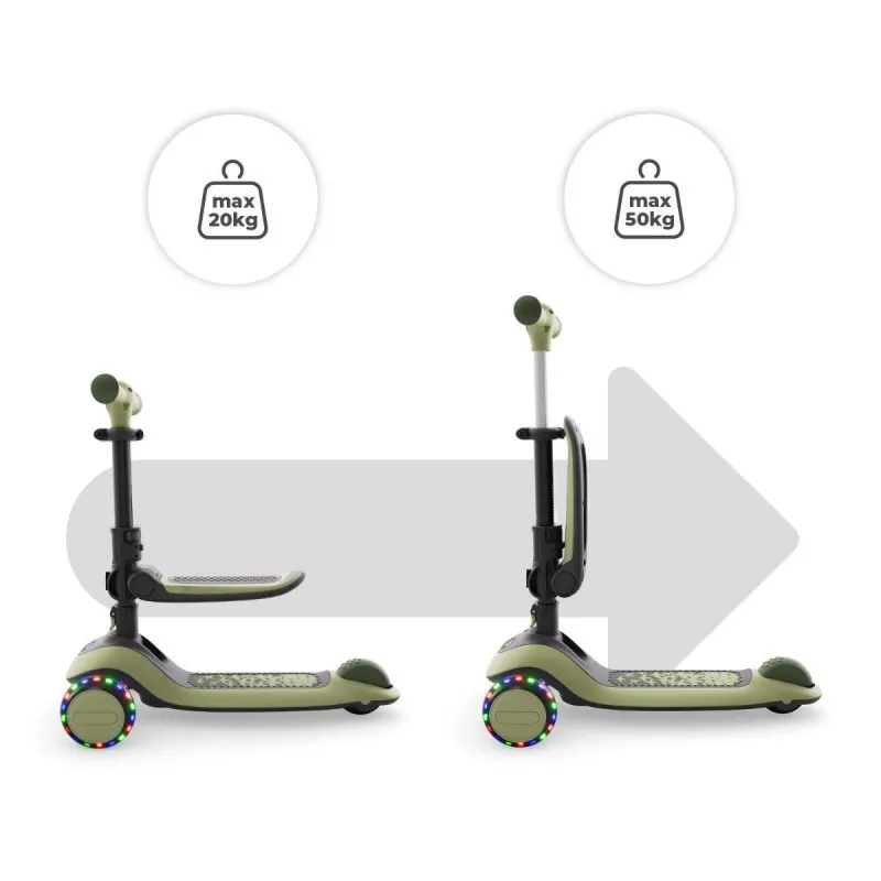 KINDERKRAFT TROTINET 2U1 HALLEY 2 GREEN 54414