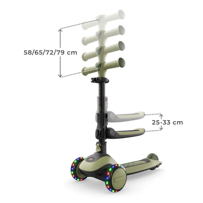 KINDERKRAFT TROTINET 2U1 HALLEY 2 GREEN 54414