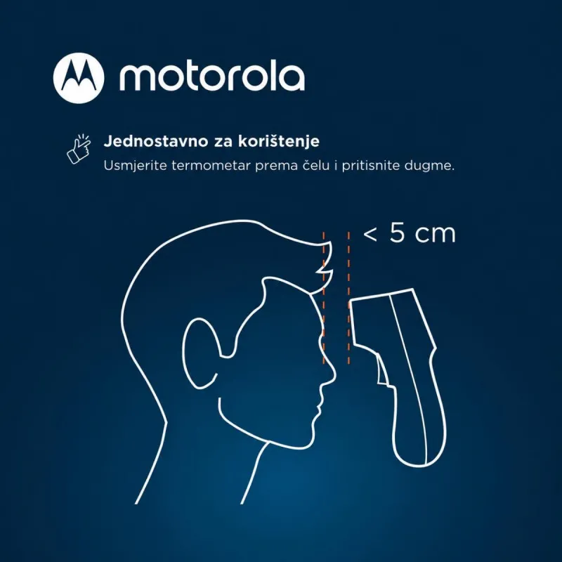 MOTOROLA TERMOMETAR TE-95 WHITE 120MOTOTE95