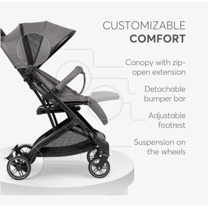 KIKKA BOO KOLICA MILEY DARK GREY 2024 31001030188 