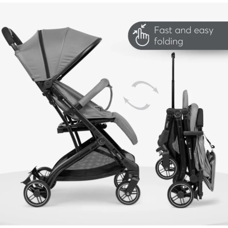 KIKKA BOO KOLICA MILEY LIGHT GREY 2024 31001030189