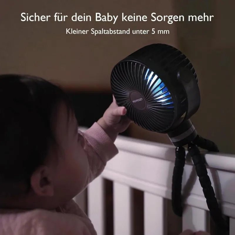 MOMCOZY PRENOSIVI VENTILATOR ZA KOLICA PF001-BL94BA-A PF01 
