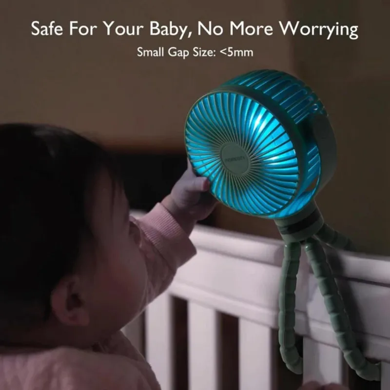 MOMCOZY PRENOSIVI VENTILATOR ZA KOLICA PF001-GE10BA-A PF01 