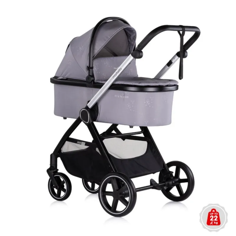 CHIPOLINO KOLICA MARBELLA 3U1 CLOUD GREY KKMRB02502CL