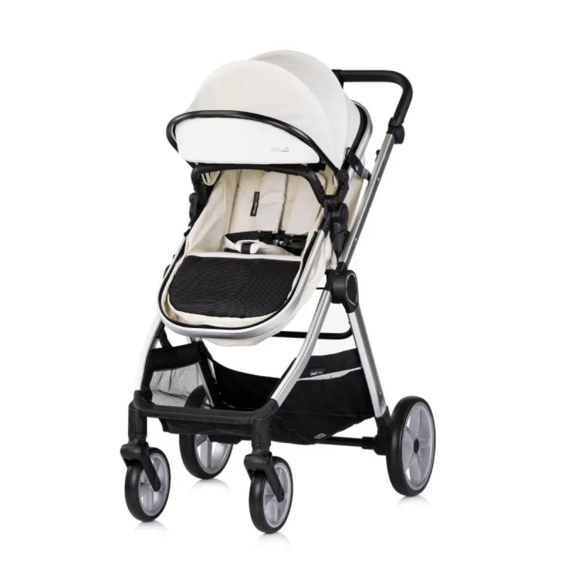 CHIPOLINO KOLICA VISTA 3U1 BISCOTTA KKVS02504BI + BAZA ZA AUTOSJEDALICU AMORE,AURA,VISTA,MARBELLA STKBS0251AA