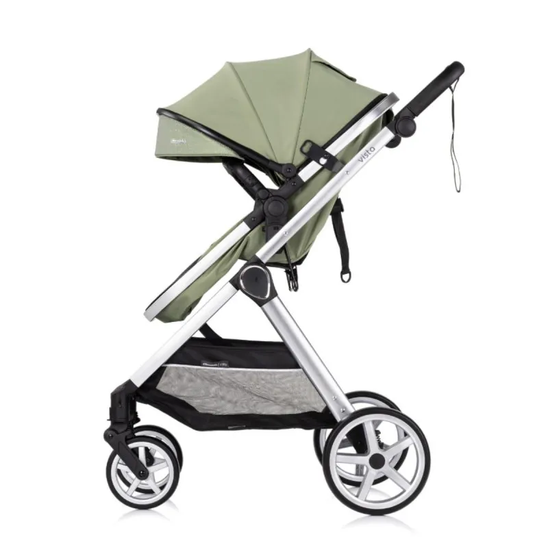 CHIPOLINO KOLICA VISTA 3U1 BASIL KKVS02505BA + BAZA ZA AUTOSJEDALICU AMORE,AURA,VISTA,MARBELLA STKBS0251AA