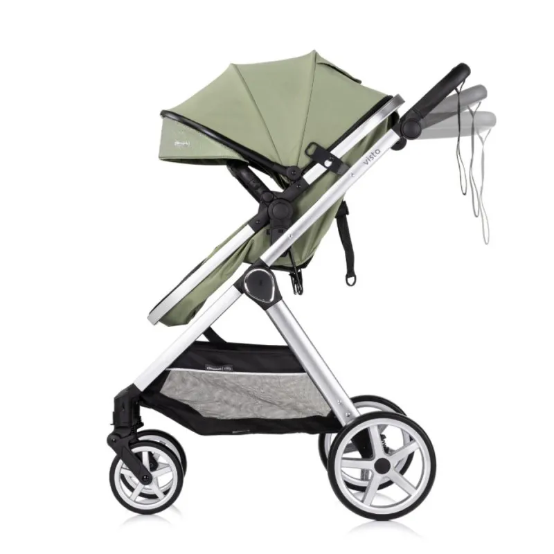CHIPOLINO KOLICA VISTA 3U1 BASIL KKVS02505BA + BAZA ZA AUTOSJEDALICU AMORE,AURA,VISTA,MARBELLA STKBS0251AA