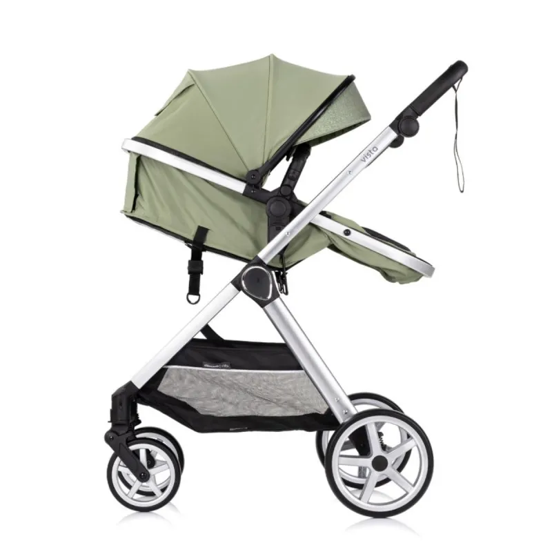 CHIPOLINO KOLICA VISTA 3U1 BASIL KKVS02505BA + BAZA ZA AUTOSJEDALICU AMORE,AURA,VISTA,MARBELLA STKBS0251AA