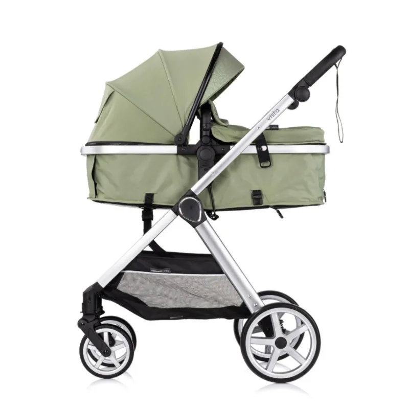 CHIPOLINO KOLICA VISTA 3U1 BASIL KKVS02505BA + BAZA ZA AUTOSJEDALICU AMORE,AURA,VISTA,MARBELLA STKBS0251AA