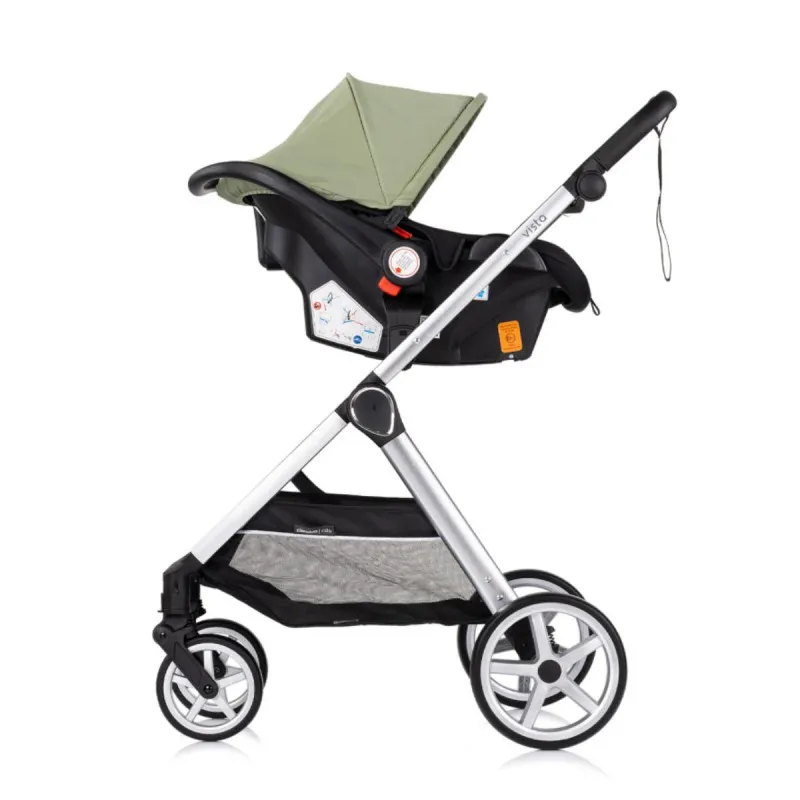CHIPOLINO KOLICA VISTA 3U1 BASIL KKVS02505BA + BAZA ZA AUTOSJEDALICU AMORE,AURA,VISTA,MARBELLA STKBS0251AA