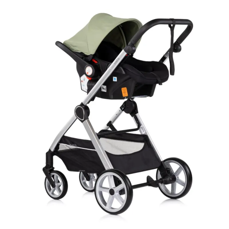 CHIPOLINO KOLICA VISTA 3U1 BASIL KKVS02505BA + BAZA ZA AUTOSJEDALICU AMORE,AURA,VISTA,MARBELLA STKBS0251AA