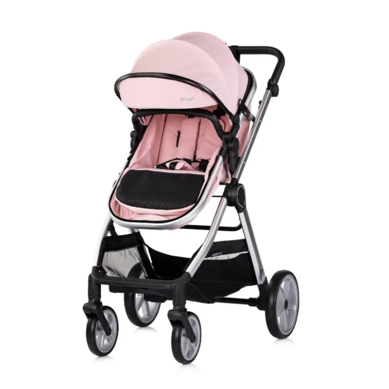 CHIPOLINO KOLICA VISTA 3U1 PINK MARSHMALLOW KKVS02506PM + BAZA ZA AUTOSJEDALICU VISTA