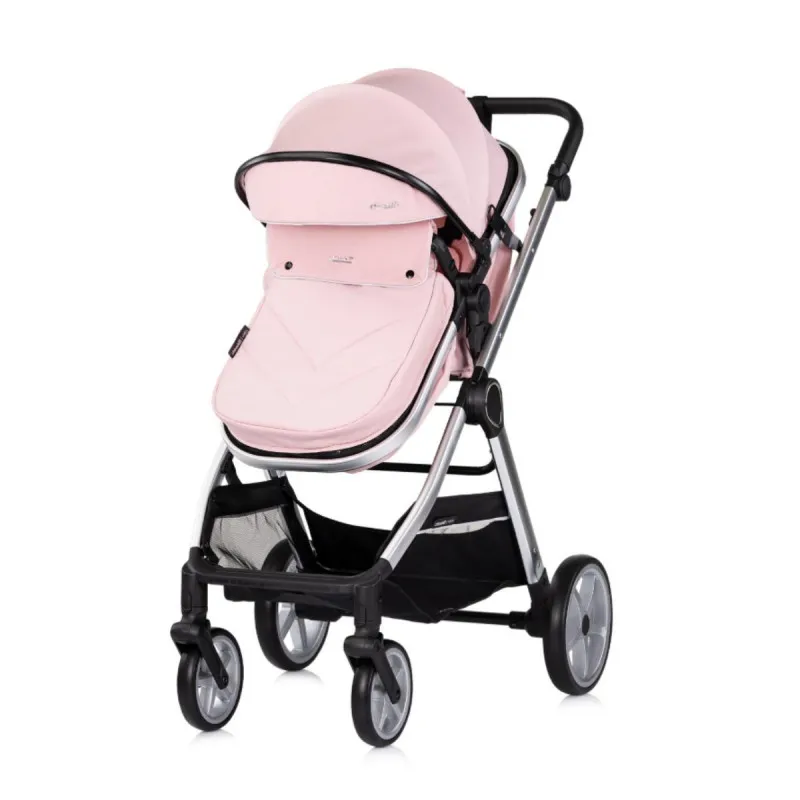 CHIPOLINO KOLICA VISTA 3U1 PINK MARSHMALLOW KKVS02506PM + BAZA ZA AUTOSJEDALICU VISTA