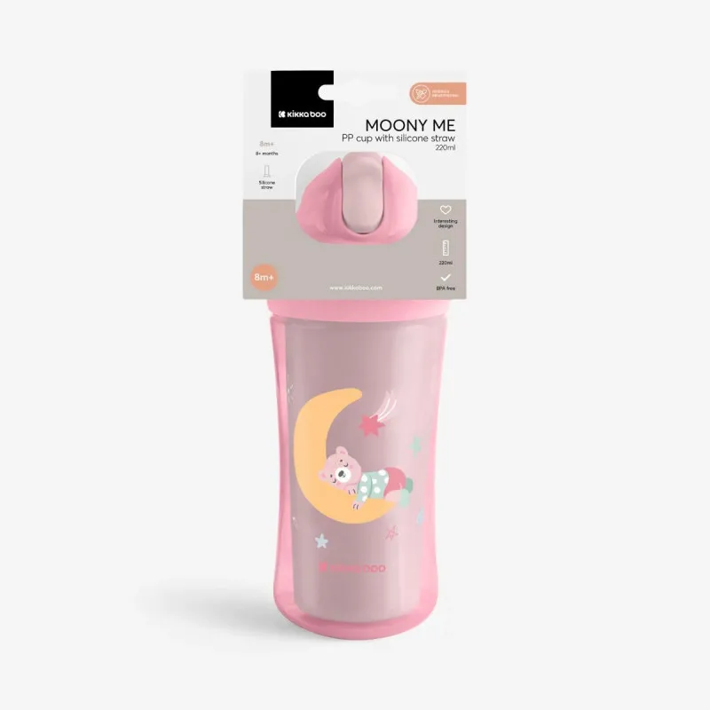 KIKKA BOO CASA SA SLAMKOM 220ML MOONY ME PINK 31302030079