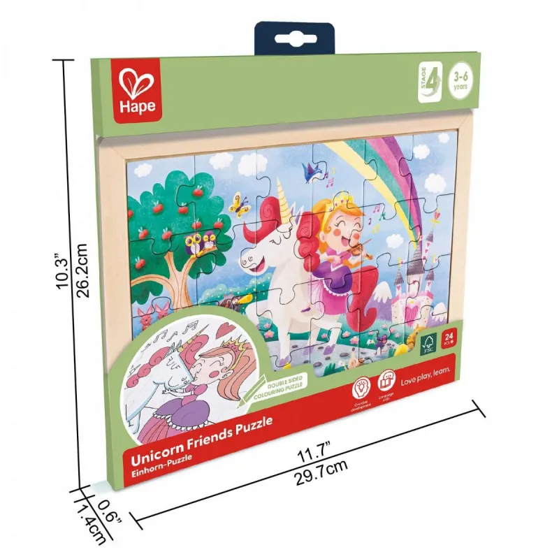 HAPE SLAGALICE UNICORN & FRIENDS H1642