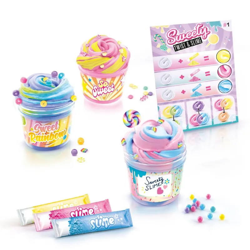 HAPE SET ZA PRAVLJENJE SLAJMA MARBLE TWIST&SLIME CTSSC322