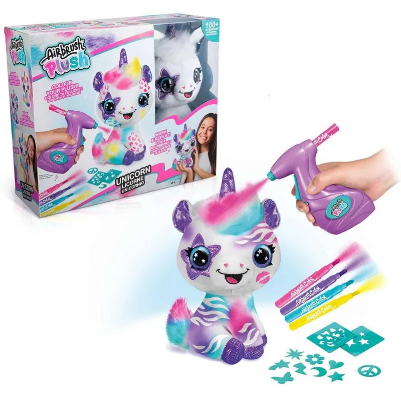 HAPE UNICORN AIRBRUSH PLUSH CTOFG228